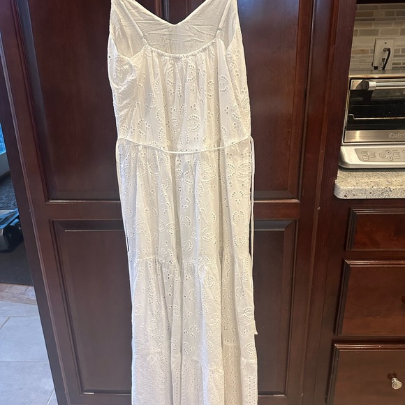 Splendid white eyelet maxi dress xs - Picture 4 of 5